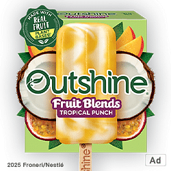Ad - Buy new Outshine Fruit Blends at Wakefern Retailers!
