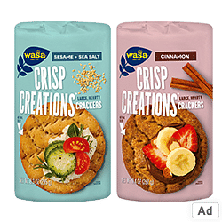 Ad - Buy new Wasa Crisp Creations at Wakefern Retailers!