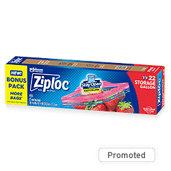 Ad - Get ziploc bags at $2.99 with price plus card at Shoprite