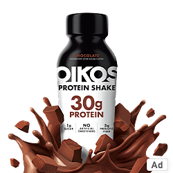 Ad - Buy one get one free offer on oikos protein shakes at Wakefern Retailers
