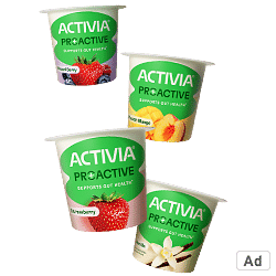Ad - Get $1 off Activia Proactive Cups at Wakefern Retailers!