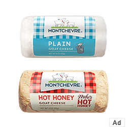 Ad - Buy Montchevre goat cheeses at Wakefern Retailers!