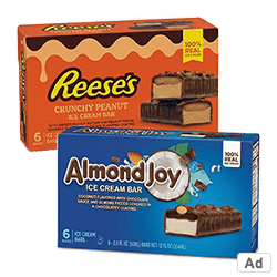 Ad - Buy Breyers Reese's & Almond Joy products at Wakefern Retailers!