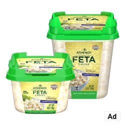 Ad - Shop Athenos Feta products at Wakefern Retailers!