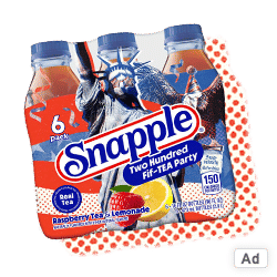 Ad - Buy Snapple Americana products at Wakefern Retailers!