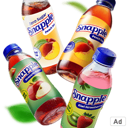 Ad - Buy Snapple refreshing drinks this summer at Wakefern Retailers!
