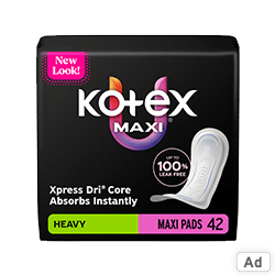 Ad - Shop Kotex period pads at Wakefern Retailers!