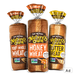 Ad - Buy Nature's Own products at Shoprite!