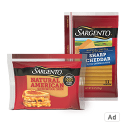 Ad - Shop Sargento cheese cheddar at Wakefern retailers!