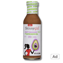 Ad- Skinny never tasted so good on sale now with 3 bottles of Skinnygirl salad dressings at Shoprite
