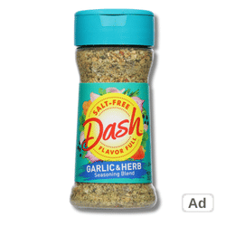 Ad- Dash. Big Flavor. No Salt. On Sale Now. With 2 bottles of seasonings at Shoprite.