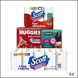 Ad - Spend $25+ & save $10 on Kimberly Clark products at Shoprite!