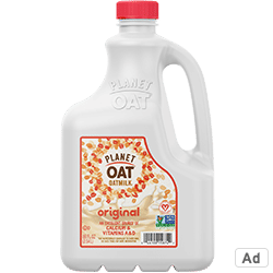 Ad - Buy 86oz Planet Oat Milk at Wakefern Retailers!