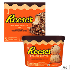 Ad - Buy Magnum Reese's frozen candy at Shoprite!