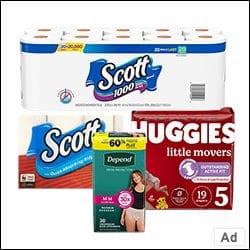 Ad - Spend $25+ & save $10 on Kimberly Clark products at Shoprite!