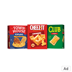 Ad - Buy Pringles, Cheez it, Club, Town House products at Wakefern Retailers!